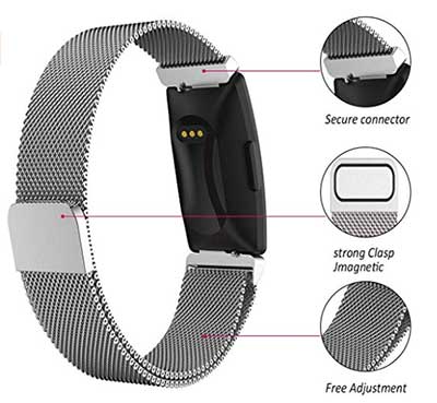 Geriausia „Fitbit Inspire HR“ pakeitimo juosta