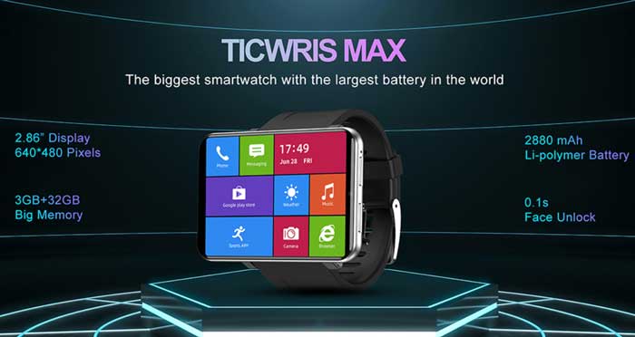 „TicWris Max Smartwatch“