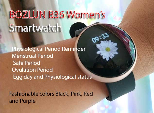 „Bozlun B36 Lady Smartwatch“ peržiūra