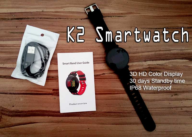 „K2 Smartwatch“ - sportiškas madingas įperkamas išmanusis laikrodis