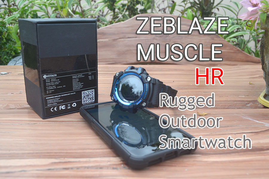 [Apžvalga] „Zeblaze Muscle HR“ - lauko patvarus išmanusis laikrodis su širdies ritmo monitoriumi