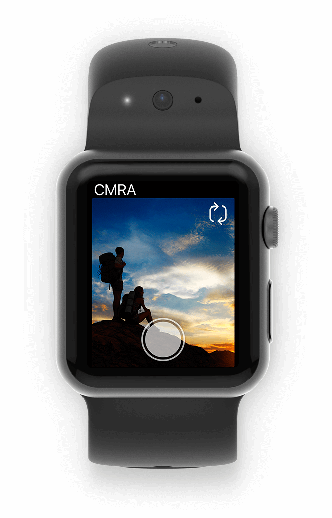 „cmra“ prideda fotoaparato funkcionalumą prie „Apple“ laikrodžio
