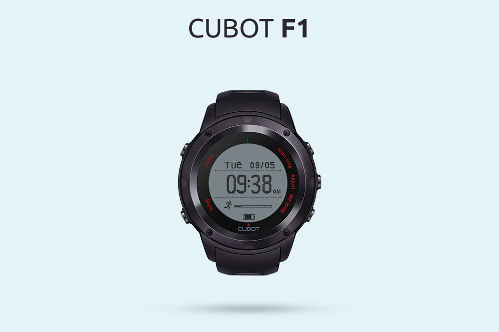 „Cubot F1 Smartwatch“ - sportiškas lauko išmanusis laikrodis