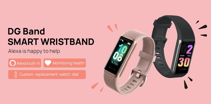 „Doogee DG Band“ - kūno rengybos stebėjimo priemonė su įmontuota „Alexa“