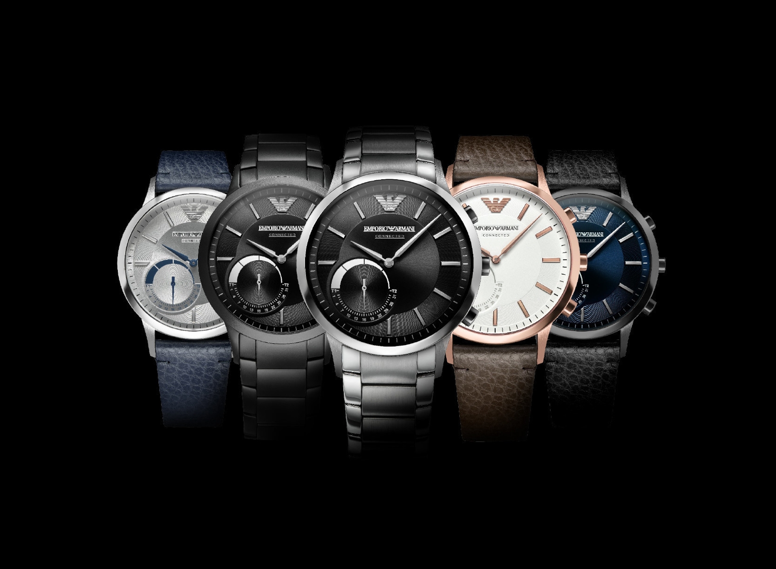 „Emporio Armani EA Connected Watch“ - pirmasis hibridinis išmanusis laikrodis