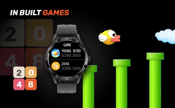 „Fire-boltt-360-Smartwatch“ žaidimai