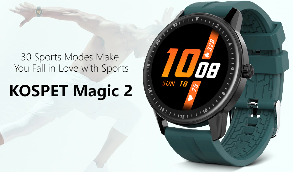 „Kospet Magic 2 Smartwatch“ - funkcijų apžvalga, 30 sporto režimas!