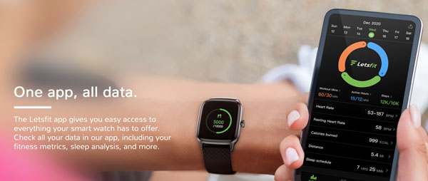 „LetsFit-smartwatch-support-app“