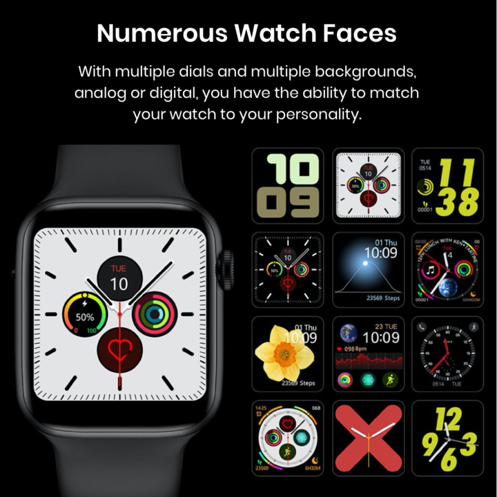 „ModernMerch Smartwatch“ - atnaujinta 2020 m. Versija - „Watch 5“ klonas?
