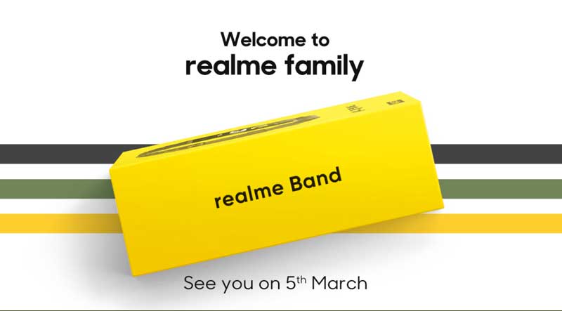 „RealMe Smartband“ - oficialus pristatymas 2021 m. Kovo 5 d