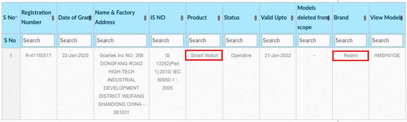 „Redmi Smartwatch“