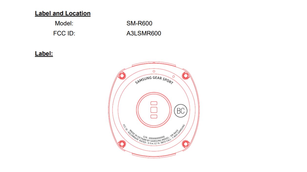 „Samsung Gear Sport“ išmanusis laikrodis pastebėtas FCC