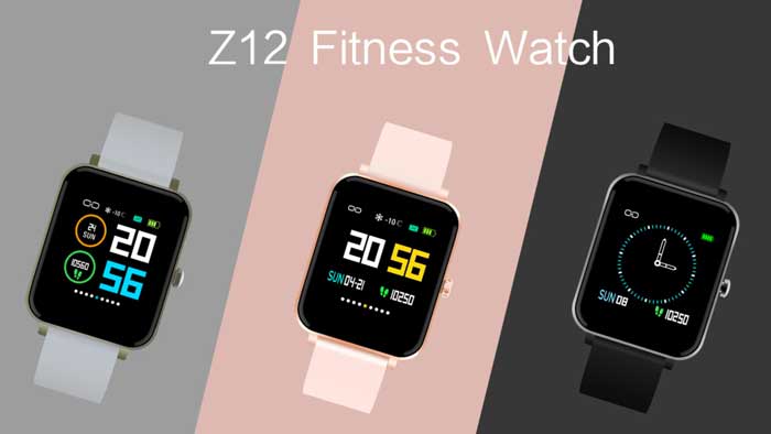 „Shirajo Smartwatch Model Z12“ - „Fitness Smartwatch“