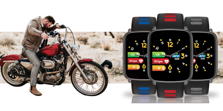 „Techmade Smartwatch“ - „TM Macro Model“ - madingas sportinis nešiojamas