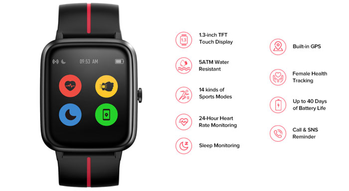 „Ulefone Watch“ - funkcijų apžvalga