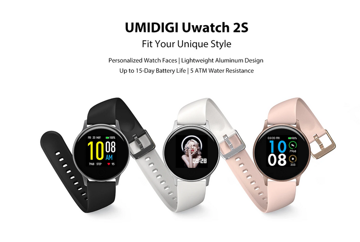 „Umidigi Uwatch 2S“ - išmanusis laikrodis su elektroniniu kompasu