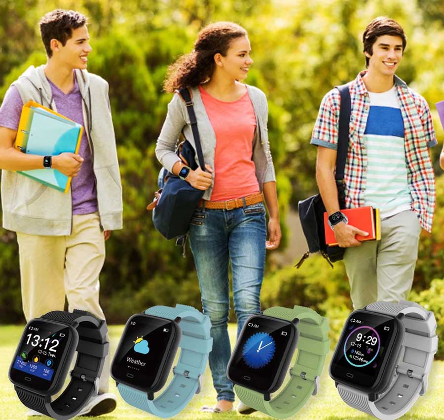 „ZTech-Smart-watch“ spalvos