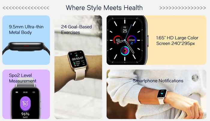„Zeblaze-GTS-Pro-smartwatch“ funkcijos
