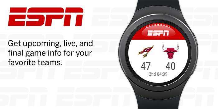 ESPN programa, skirta „Galaxy Watch Active 2“