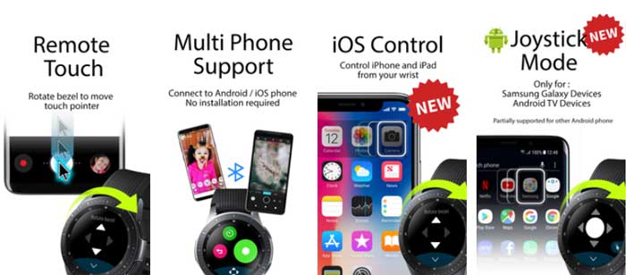 „Clickr Camera“ programa, skirta „SAmsung Gear“ ir „Galaxy Watch Active“