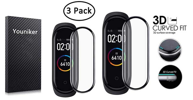 „Mi band 4“ ekrano apsauga