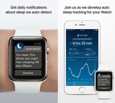 Geriausia „Apple Watch“ miego stebėjimo / monitoriaus programa