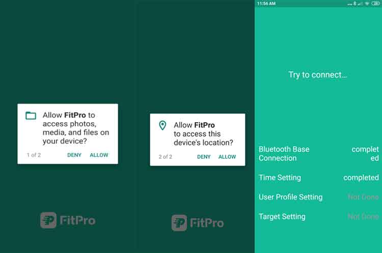 „Fitpro“ programos leidimai