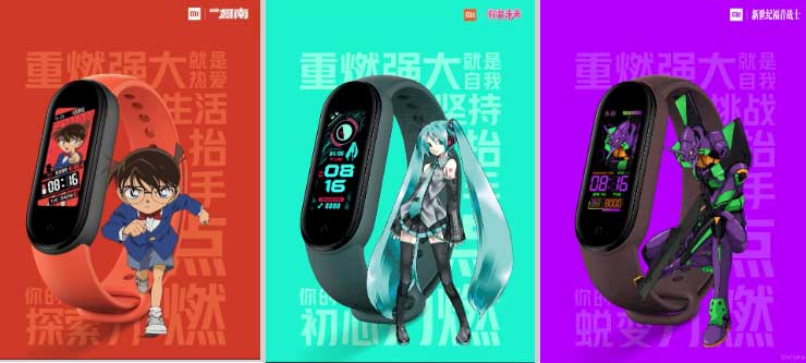 „Xiaomi-Mi-Band-5“ laikrodžių veideliai