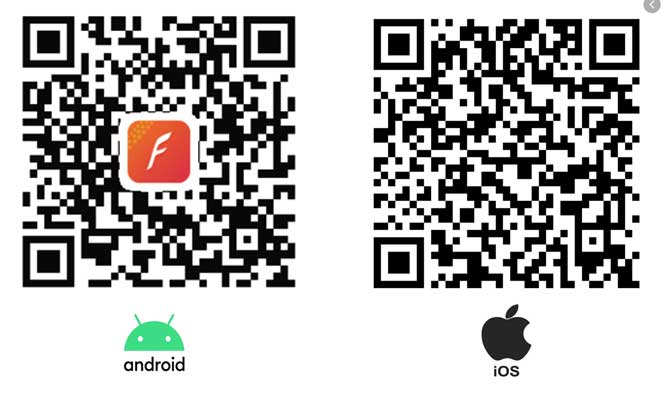 QR kodas „iOS“ ir „Android“, „VerfyFit Pro“ programai