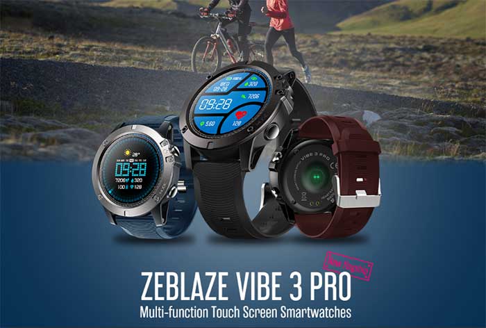 „Zeblaze Vibe 3 Pro“ daugiafunkcis išmanusis laikrodis dabar Banggood.com