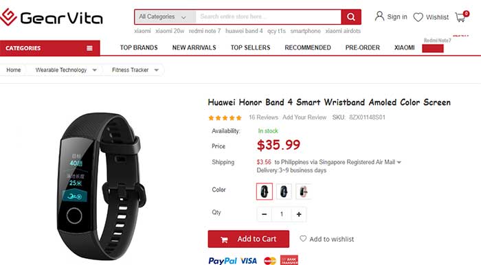 „Huawei Honor Band 4 Smart Wristband“ - kupono kodas